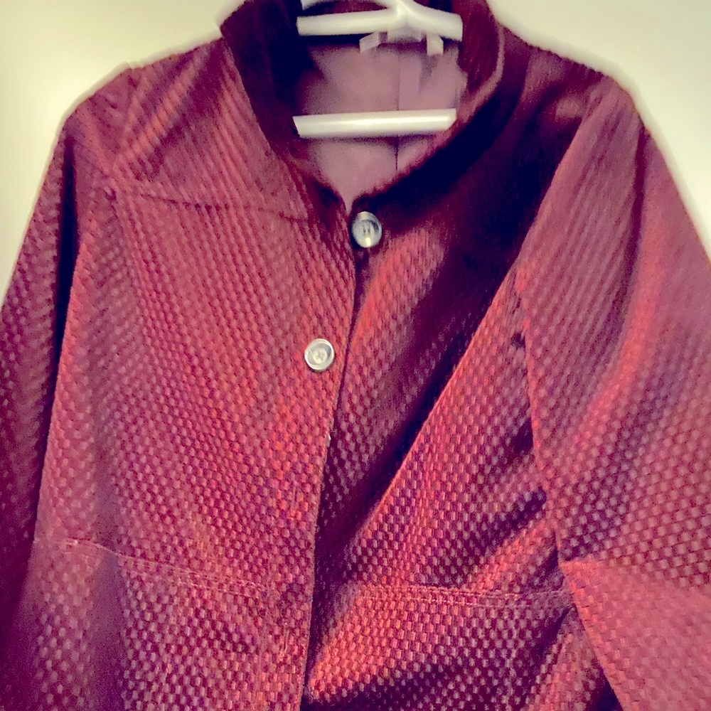 Maroon jacket. Hardly used.